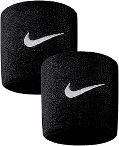 NIKE Swoosh Black Wristbands
