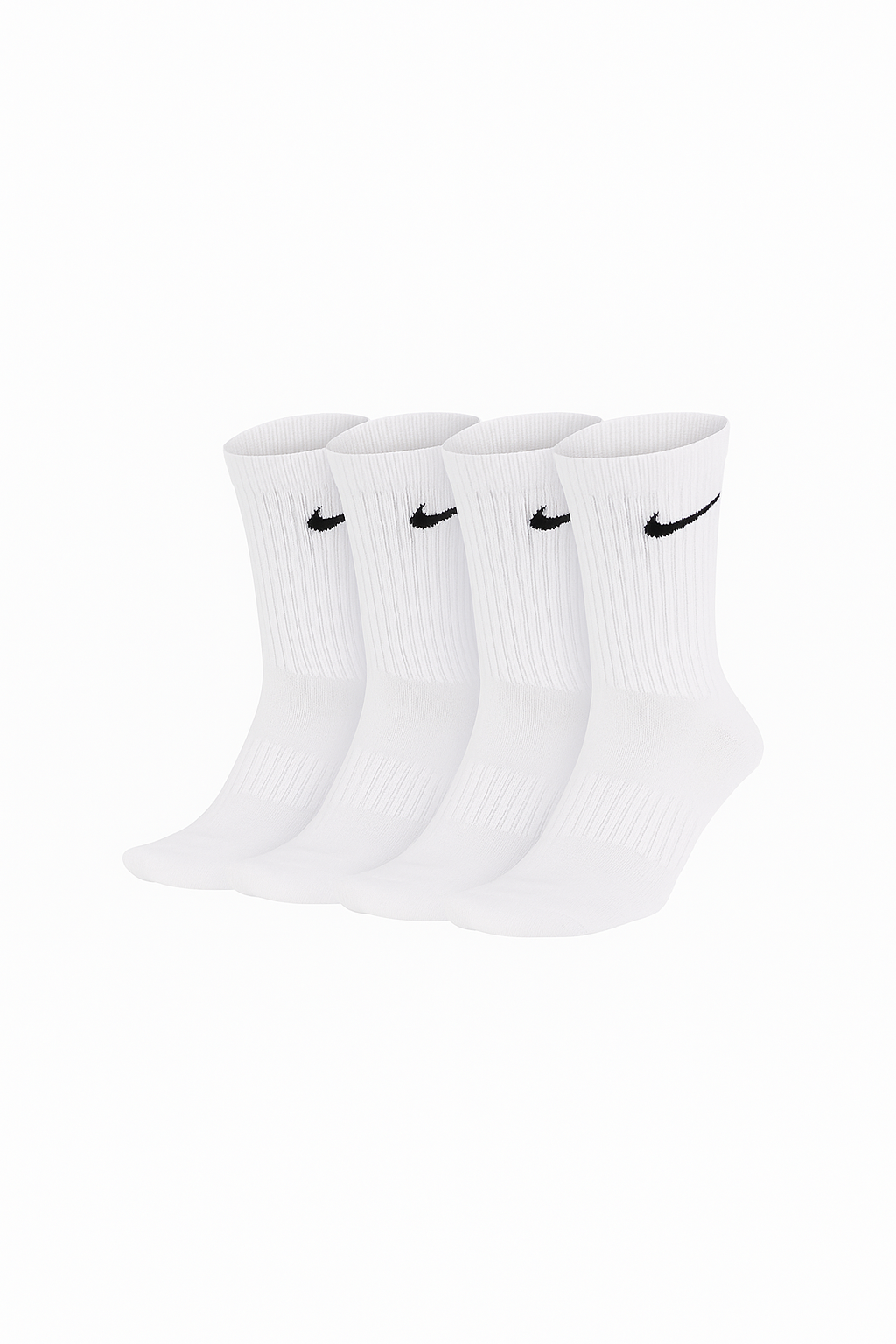 NIKE Men's U Nk Everyday Cush Crew 6pr-bd Socks