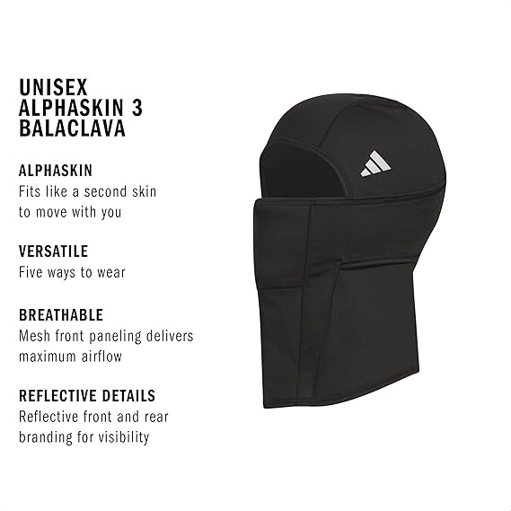 Adidas Alphaskin Balaclava Ski Mask – Athletic Face Cover Shiesty